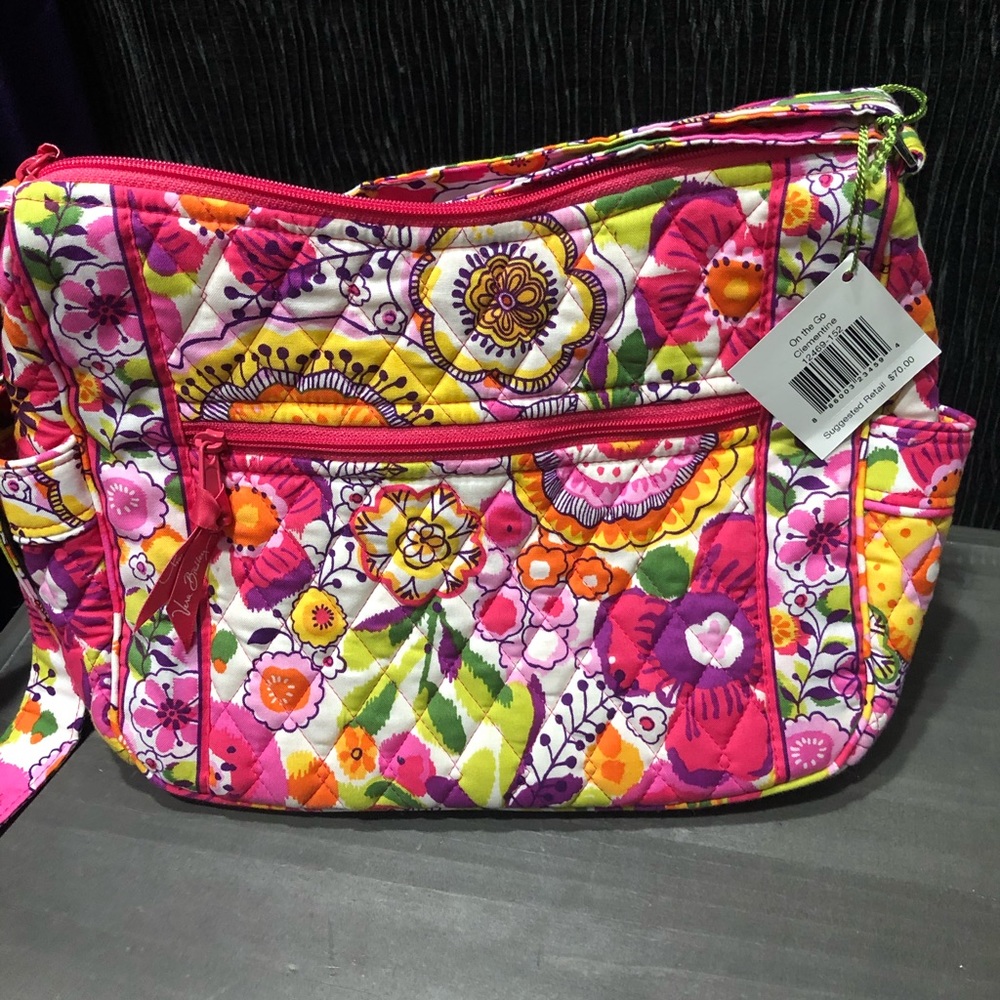 Vera Bradley On The Go Purse in Clementine